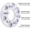 Unbranded 2pc 6x5.5 to 6x4.5 Wheel Adapters 1 Inch 14x1.5