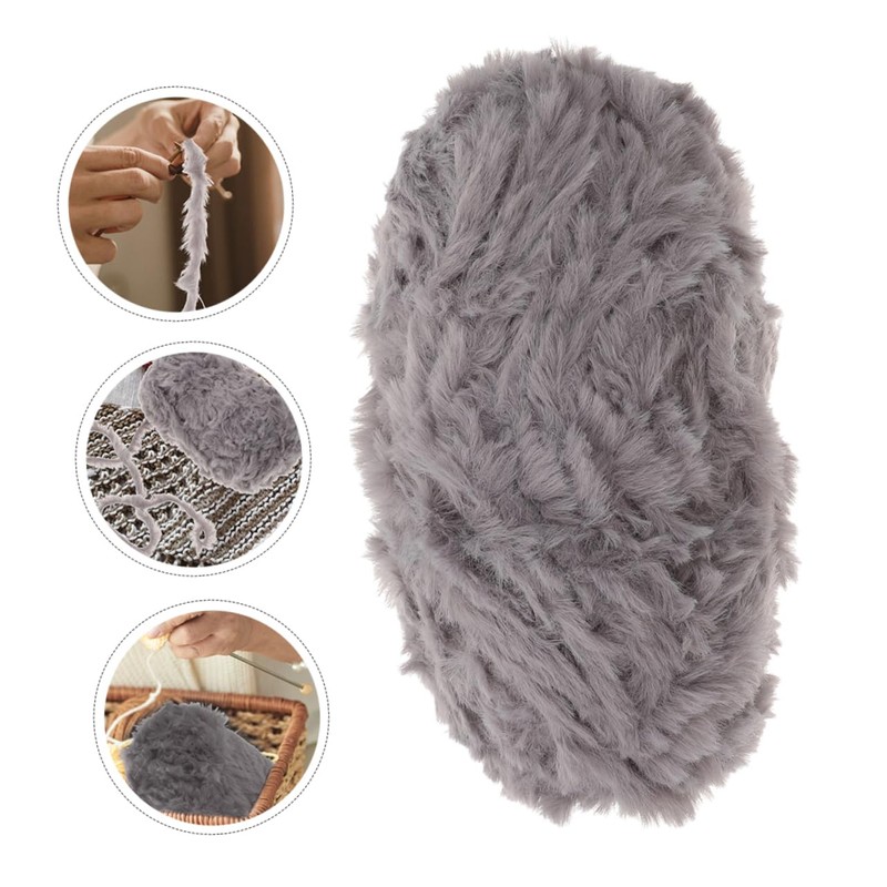 Hohopeti 1 Roll Acrylic Yarn Skin Friendly Hand Knitting Yarn
