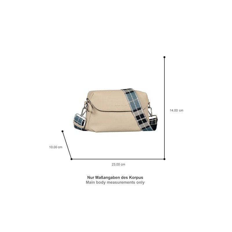 TOM TAILOR Women's Chrissi Shoulder Bag, Beige, beige