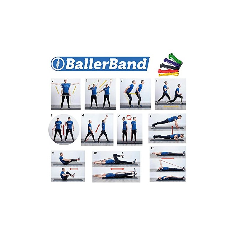 Exercise Band Bundle - Pull Up Assist Band - Premium
