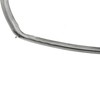 SPARES2GO Top Rubber Door Seal & Corner Clips compatible with