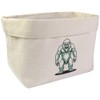 Large 'Elusive Yeti' Canvas Organiser/Storage Bag (OR00034746)