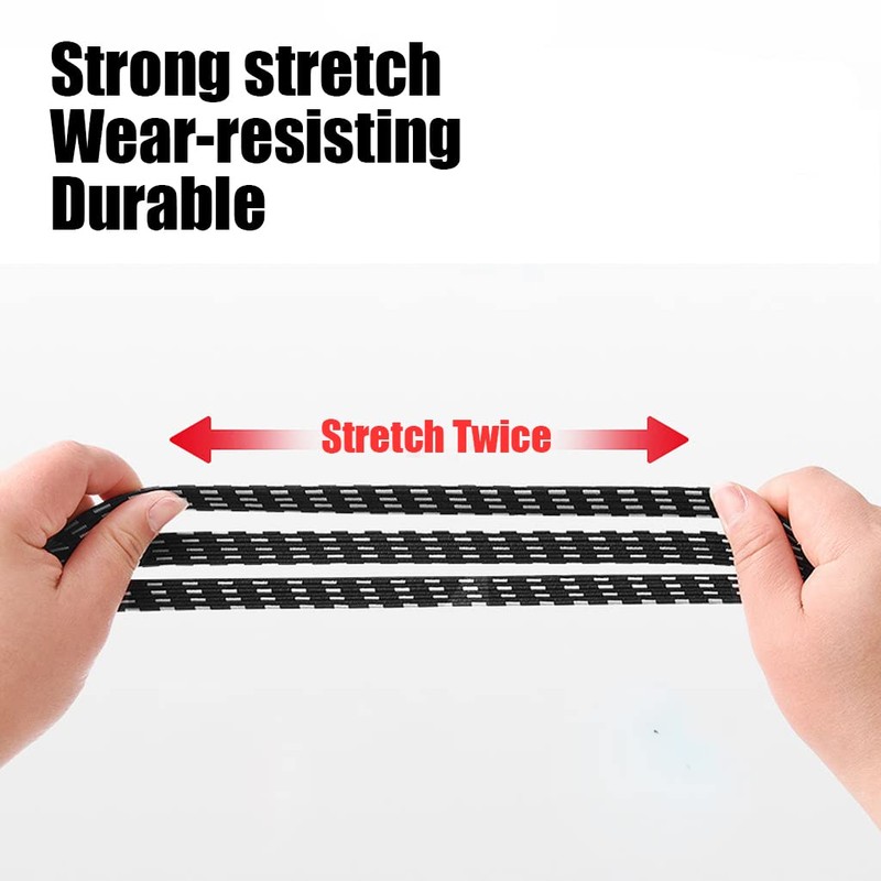 2 Pcs Bike Bungee Cords 3 in 1 Strap Rope