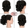 Extensiones De Cabello De Pelo Ondulado Coleta De Cabello