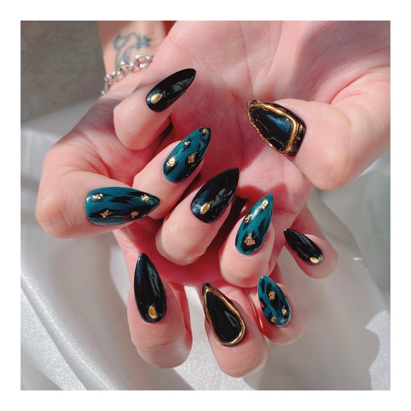 MunNail Leopard - Short Oval / MunNail 레오파드 - 숏오벌