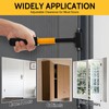 Door Hinge Adjustment Tool 4-in-1 Multi-Size, Durable Stainless Steel Hinge