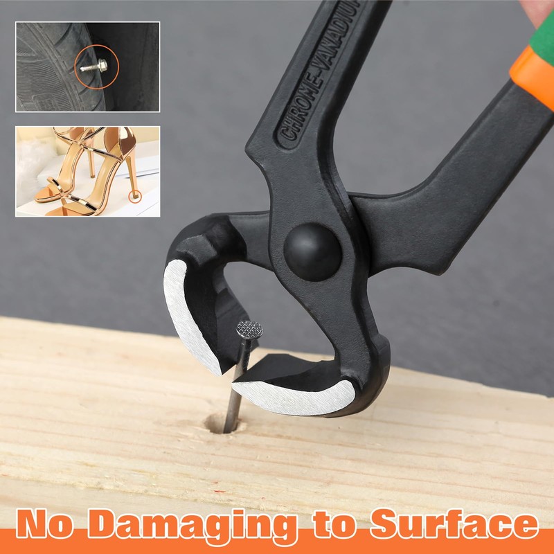 LEONTOOL Nail Puller, Pliers, End Nipper, Strong, Eating Nipper, End