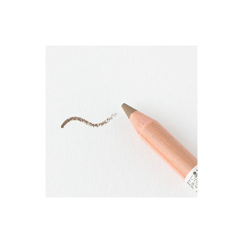 MUJI 02546229 Eyebrow Pencil Wooden Shaft Eyebrow Natural Brown