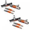AWE® Triple Contour Alloy V Brake Pads x 2 pairs