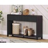 FATORRI Console Table for Entryway, Modern Sofa Table with 2