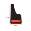 2Pcs Car Mud Guard Black Sport Style Universal Flashing Guard