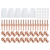 65Pcs PT‑31 Plasma Cutting Consumables Fit for CUT‑40 Plasma Cutting