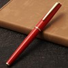 Jinhao 95 - Pluma estilográfica de metal, punta fina, rojo