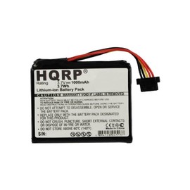 HQRP Battery Compatible with Tomtom Go 2435, Go 2435TM, Go 2535, Go 2535M, Go 2535M Live, Go 2535T, Go 2535TM, Go 2535TM WTE GPS Navigator 4CS03 4CT4.001.01 4CT50 ICP653443M P11P20-03S01 + Coaster