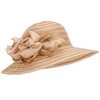 KorhLeoh Wide Brim Organza Sun Hat Summer Kentucky Derby Hats