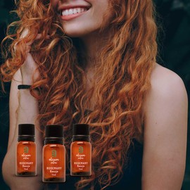 3x2 Aceite Esencial de Romero Rosmarinus Officinalis 100% Puro y Orgánico 15 ml