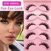 3D False Eyelashes, Cat Eye, Cat Eye Natural Artificial Eyelash