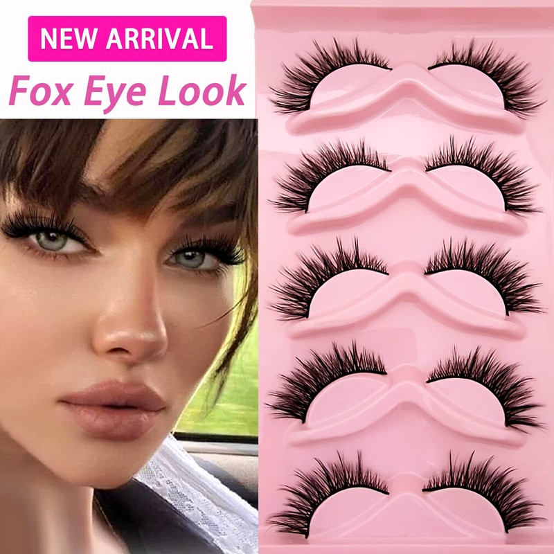 3D False Eyelashes, Cat Eye, Cat Eye Natural Artificial Eyelash
