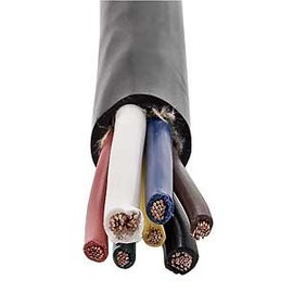 20 FEET 7 WIRE TRAILER CABLE 2-10 GAUGE 1-12 GAUGE AND 4-14 GAUGE FOR RV CAMPER TRAILER UTILITY TRAILER