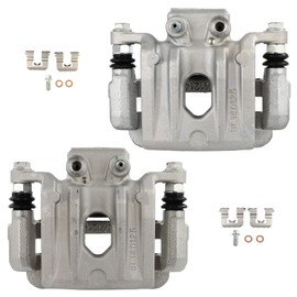 cciyu 19B6271 19B6270 Rear Left & Right Disc Brake Calipers Assembly Set With Bracket For Hyundai For Santa Fe 2010-2012,For Kia For Sorento 2011-2013