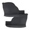 AOUTTUOA 2pcs Door Panel Armrest Replacement Cover Black Leather Compatible