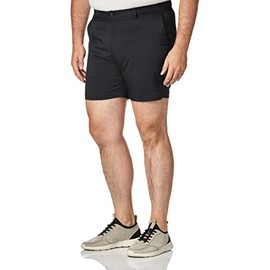 PGA TOUR Men's Big and Tall 9" Flat Front Golf Shorts with Active Waistband (Size 30-44 Big & Tall), Caviar, 50 Big Tall