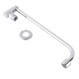 Nikou Cold Water Tap Wall Mounted Wall Fitting Cold Water G1/2 Inch Wall Mounted Single Hole Restaurant Sink Tap Cold Water Tap for Kitchen (30 cm)