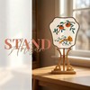 Bamboo Fan Display Stand, Sturdy Holder for Chinese Tuan Shan,