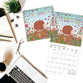 Graphique 2024 Life is Sweet Wall Calendar | 12” x 12” | Thick Paper | Home & Office Organizer | Large Monthly Grid | 3 Languages & Marked Holidays | 4 Month Preview Page for 2025…