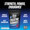 TASTY GAINS Creatine Infused Gummies, 90g of Creatine, Non-GMO, Vegan