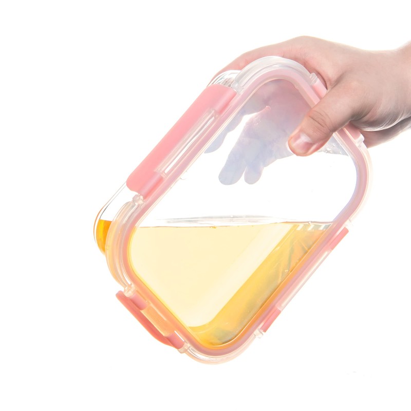 FAWLES 12 Pack Glass Storage Containers with Lids, Leak-Proof Meal
