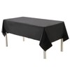 Happium Long Black Christmas Table Cloth Party 274x137cm PEVA Table