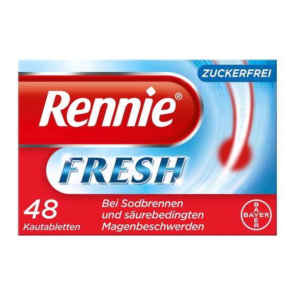 Rennie Fresh bei Sodbrennen 48 Kautabletten