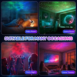 Seefly Astronaut Star Projector, LED Star Projector with Timer, Starry Sky Projector with Remote Control, 360° Rotation, for Children and Adults