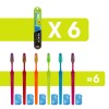 Reach Assorted Toothbrush Value Pack Of 6 For Family Plaque