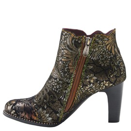 L'Artiste by Spring Step Women's Smokin Hot Fashion Boot, Bronze Multi, 8.5