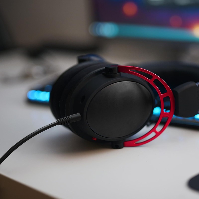 Saipomor 3.5mm Coiled Audio AUX Cable Compatible with HyperX Cloud