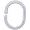 Ridder 494010-350 Shower Curtain Rings Pack of 12 White