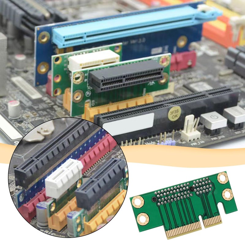 OTOTEC 1PC PCI-E 4X Riser Adapter Compatible with 1U/2U Server