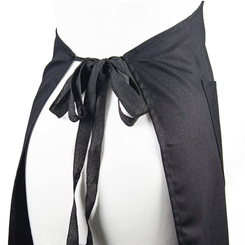 Clay Roberts Chefs Apron, Black, Cooking and Baking Apron for