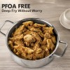 SNOWCLAD Hybrid Non Stick 5 Quart Everyday pan,Chicken Fryer, PFOA