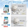 Kuritac Loca Shower MX1 with 1 Replacement Filter Material, White,