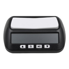 POFET Chess Clock Multifunction Chess Timer for Chess Go Backgammon -Black