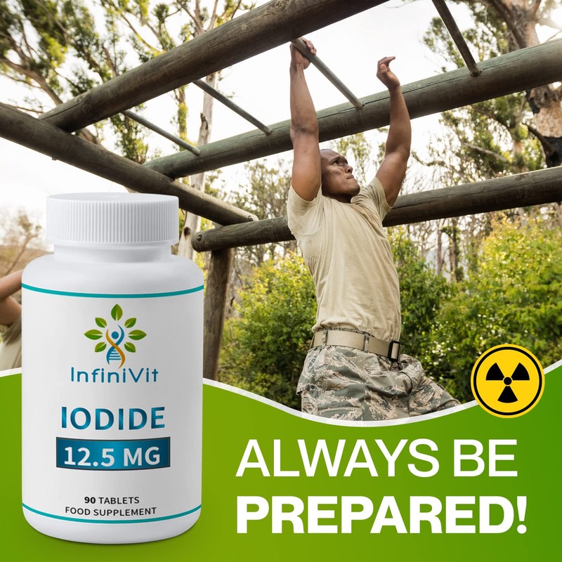 Iodine Tablets 12.5mg, Lugols Iodine Tablets, High Strength Iodine and