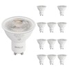 GEPLAD 12-Pack GU10 LED Bulbs Daylight 5000K, 6W 582LM Dimmable