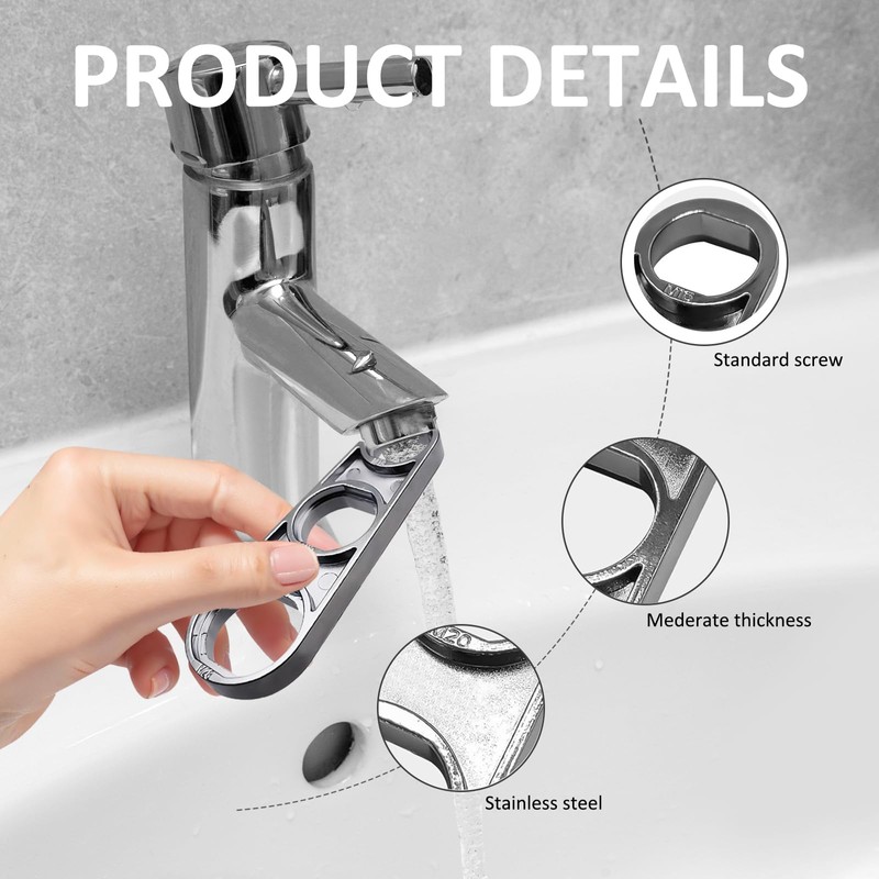 2 x Tap Strainer Key, Aerator Key Aerator Key, M16/M18/M20/M22/M24/M28