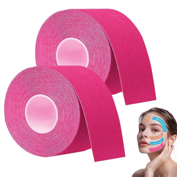 NELLHOMY 2 Rolls of Kinesiotapes Face, 2 cm x 5