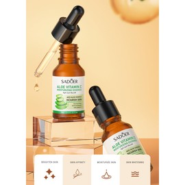 Vitamin C Aloe essence, after sunburn repair moisturizing essence, essence. (Vitamin C Aloe Vera 15ml)