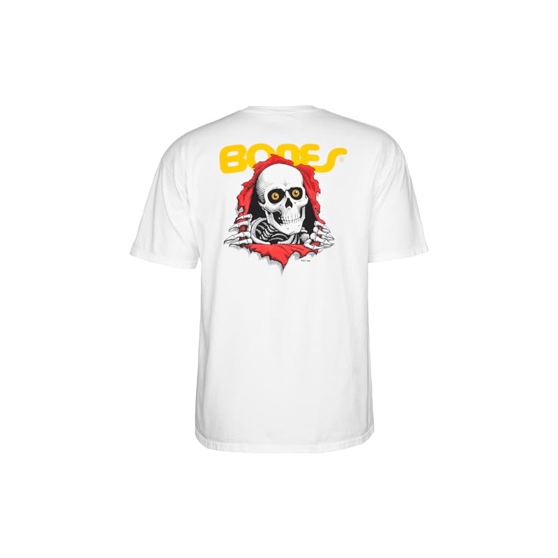 Powell Peralta Ripper T-Shirt, White, Large
