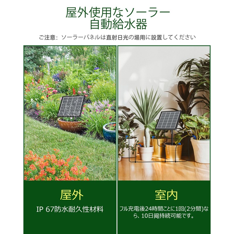 NFESOLAR Automatic Watering and Storage Plant Water Supply, Includes 32.1